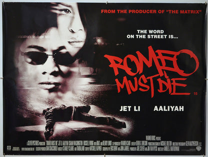 Romeo Must Die - Original Quad Poster - Film Poster - Movie Poster