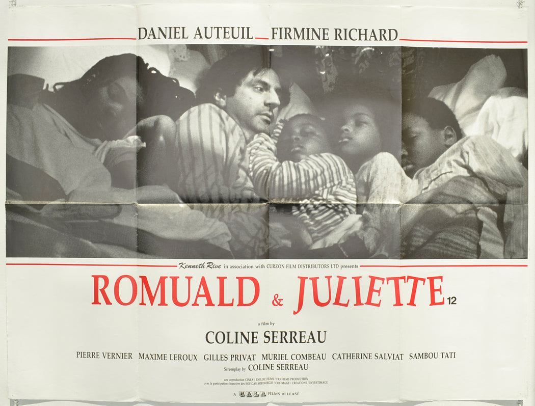 Romuald Et Juliette  (a.k.a. Romuald and Juliette)  (a.k.a. Mama, There's a Man in Your Bed)  Original Quad Poster - Film Poster - Movie Poster 