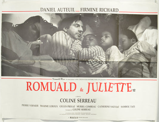 Romuald Et Juliette  (a.k.a. Romuald and Juliette)  (a.k.a. Mama, There's a Man in Your Bed)  Original Quad Poster - Film Poster - Movie Poster 