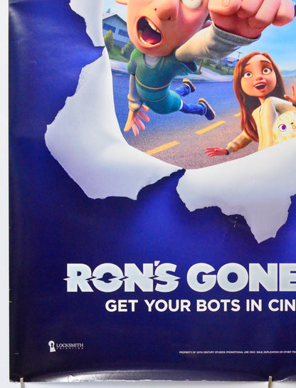 Ron’s Gone Wrong (Bottom Left) Cinema One Sheet Movie Poster 