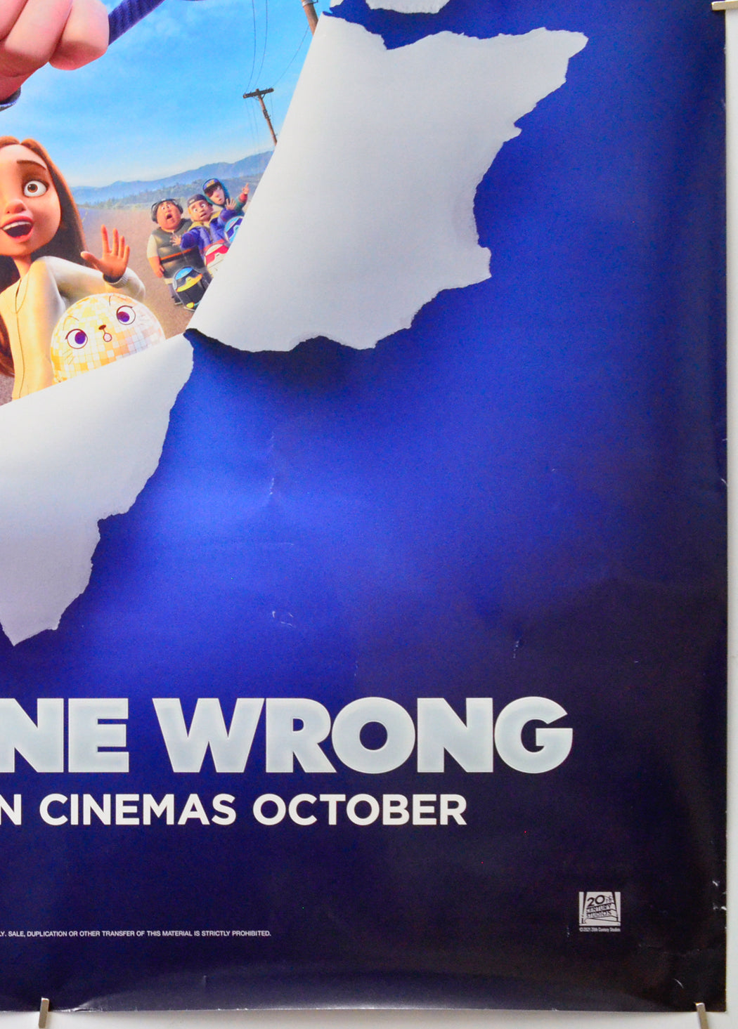Ron’s Gone Wrong (Bottom Right) Cinema One Sheet Movie Poster 