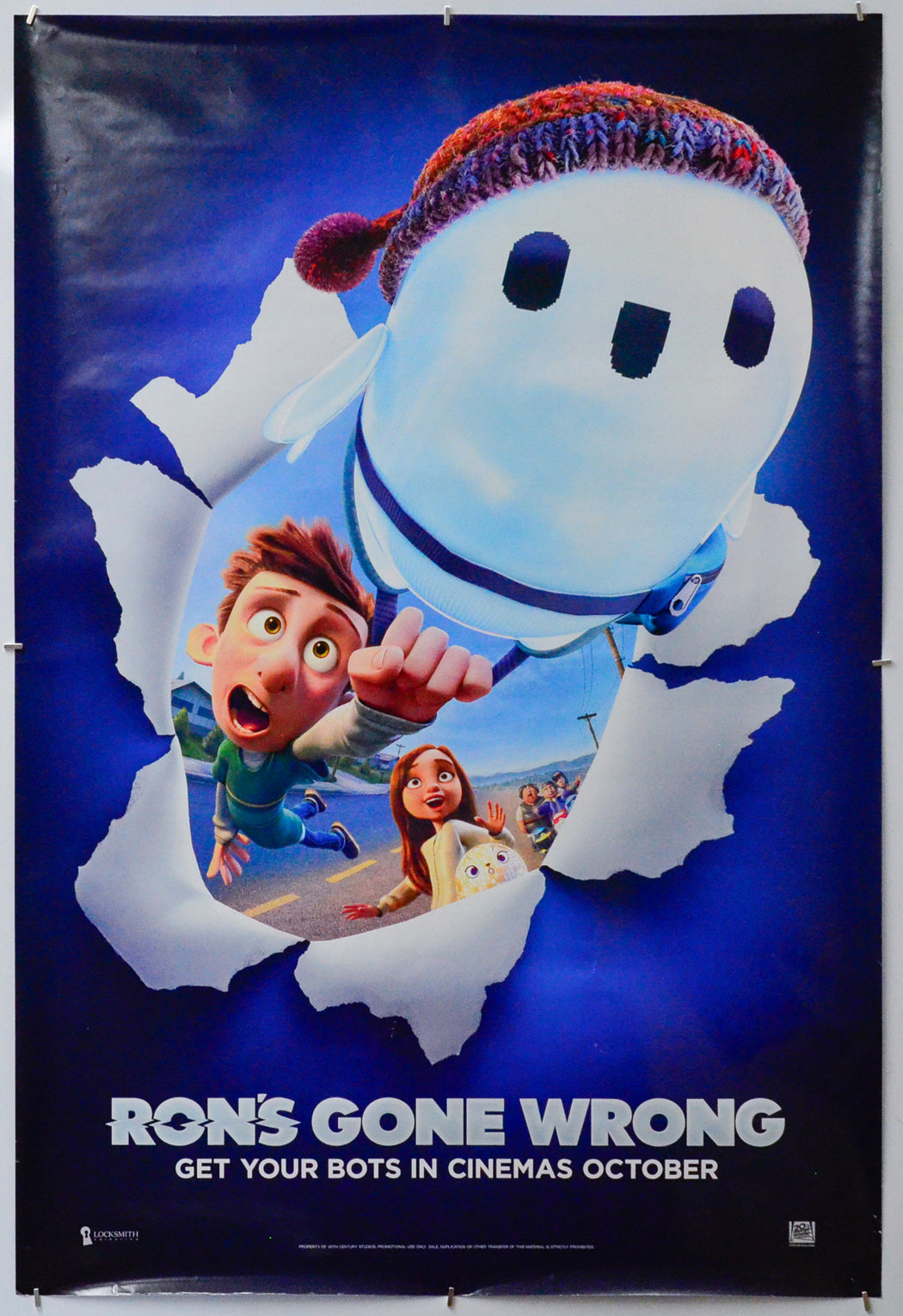 Ron’s Gone Wrong - Original One Sheet Poster - Film Poster - Movie Poster 