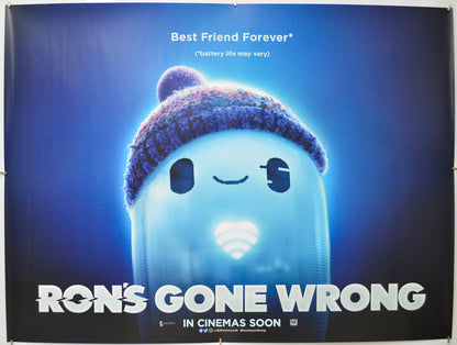 Ron's Gone Wrong (Teaser / Advance Version) - Original Quad Poster - Film Poster - Movie Poster