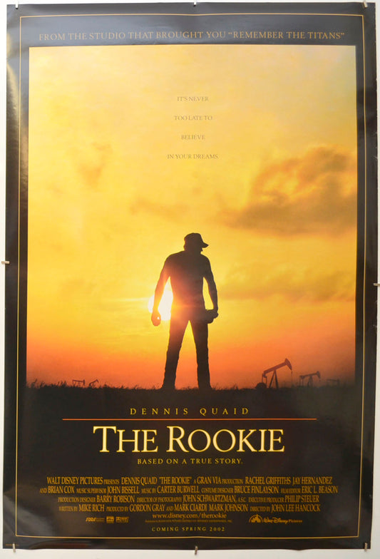 The Rookie (Teaser / Advance Version) Original One Sheet Poster - Film Poster - Movie Poster