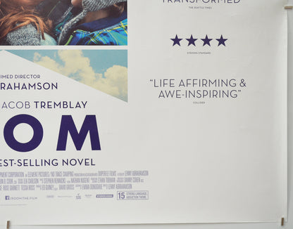 ROOM (Bottom Right) Cinema Quad Movie Poster 