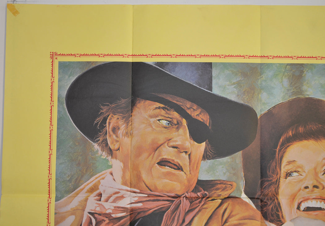 ROOSTER COGBURN (Top Left) Cinema Quad Movie Poster 