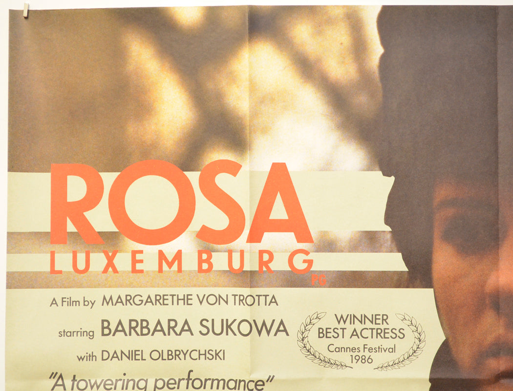 ROSA LUXEMBERG (Top Left) Cinema Quad Movie Poster 