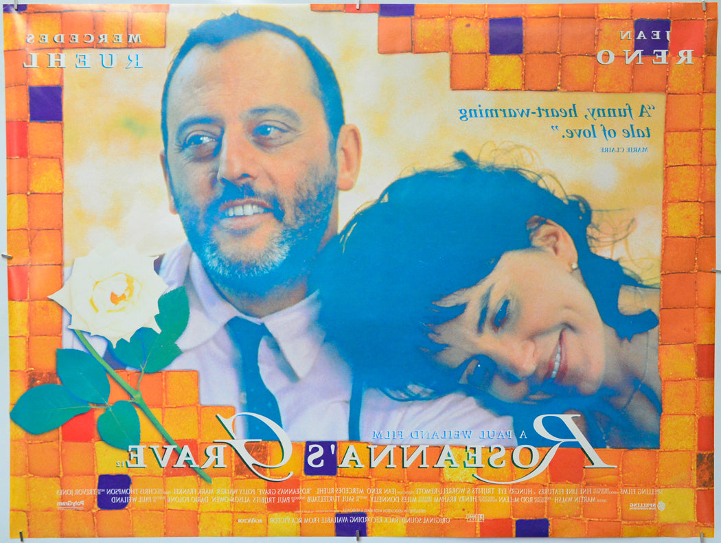 Roseanna's Grave (Back) Cinema Quad Movie Poster 