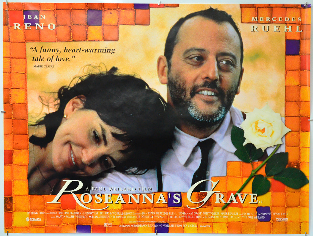 Roseanna's Grave - Original Quad Poster - Film Poster - Movie Poster