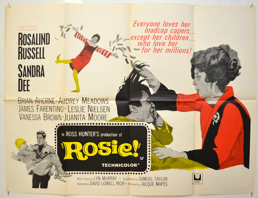 Rosie! Original Quad Poster - Film Poster - Movie Poster