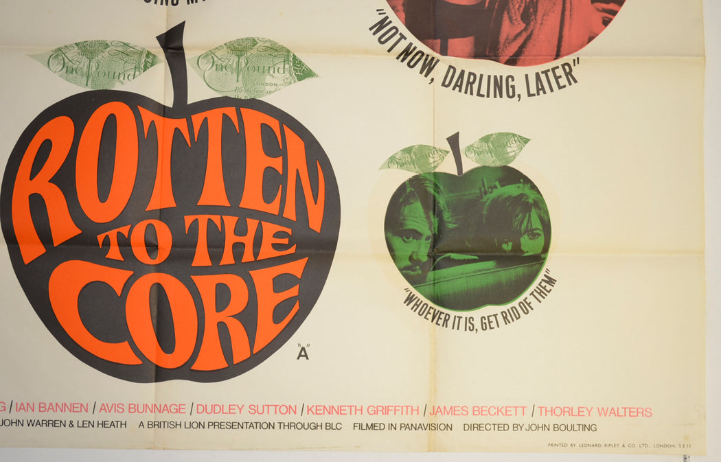 ROTTEN TO THE CORE (Bottom Right) Cinema Quad Movie Poster 