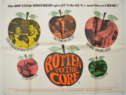 Rotten To The Core   Original Quad Poster - Film Poster - Movie Poster 