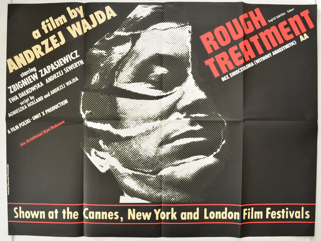 Rough Treatment  (a.k.a. Bez znieczulenia)   Original Quad Poster - Film Poster - Movie Poster  