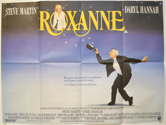 Roxanne  Original Quad Poster - Film Poster - Movie Poster