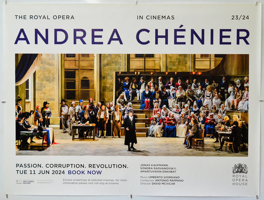 Royal Opera House: Andrea Chenier - Original Quad Poster - Film Poster - Movie Poster