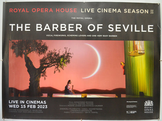 Royal Opera House Live: The Barber Of Seville (The Royal Opera) Original Quad Poster - Film Poster - Movie Poster  