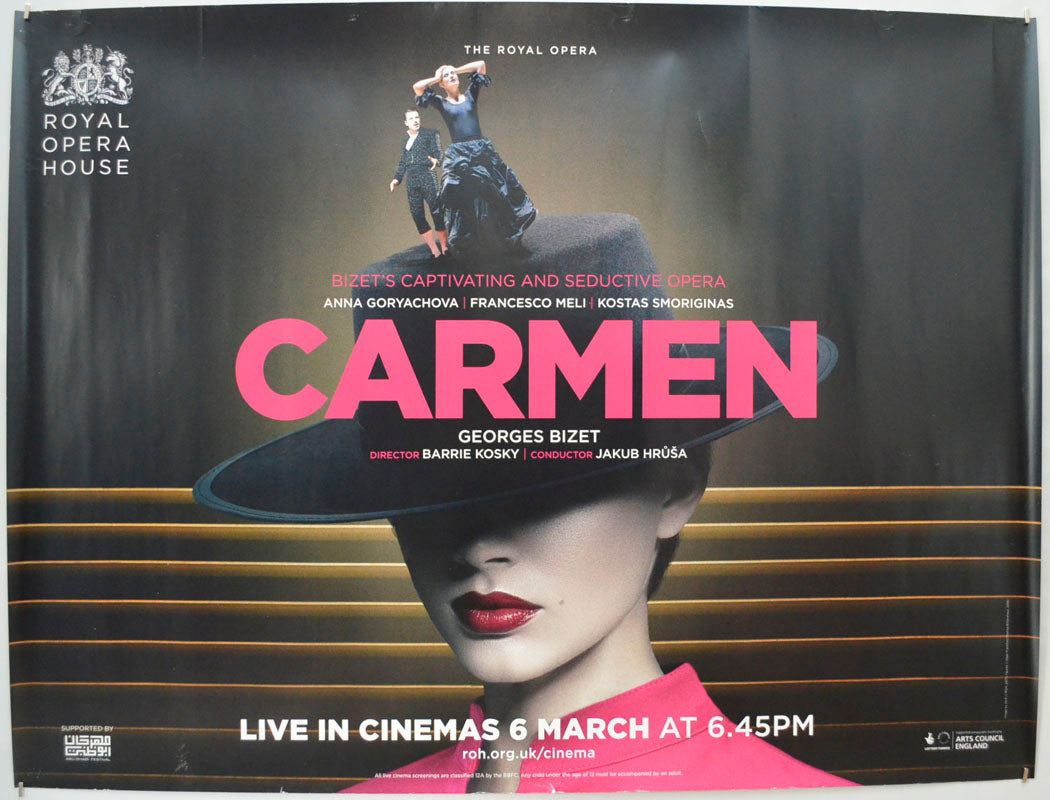 Royal Opera House Live: Carmen (The Royal Opera) Original Quad Poster - Film Poster - Movie Poster