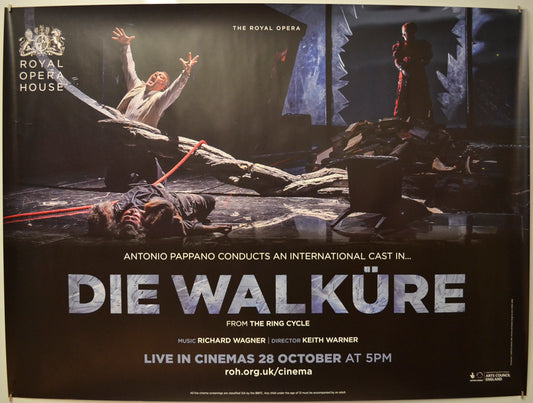 Royal Opera House : Die Walkure (The Royal Opera) Original Quad Poster - Film Poster - Movie Poster