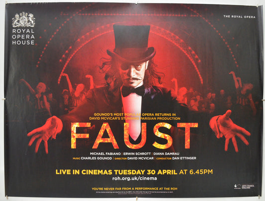 Royal Opera House Live: Faust (The Royal Opera) Original Quad Poster - Film Poster - Movie Poster  