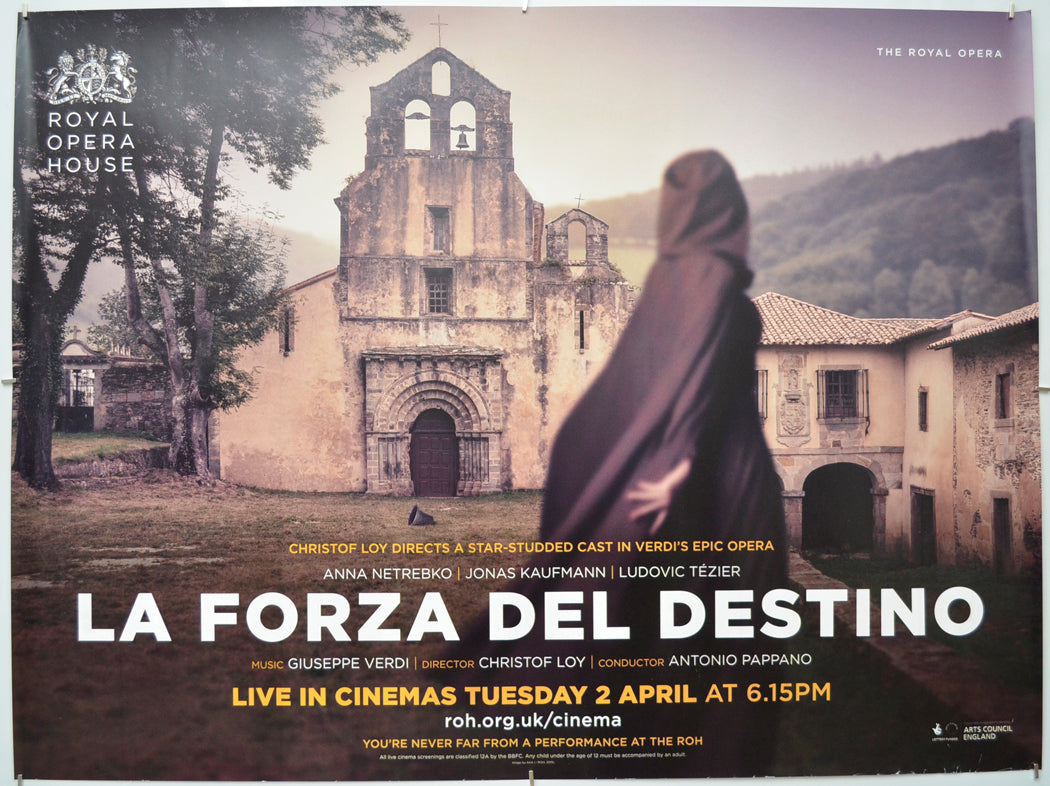 Royal Opera House Live: La Forza Del Destino - Original Quad Poster - Film Poster - Movie Poster