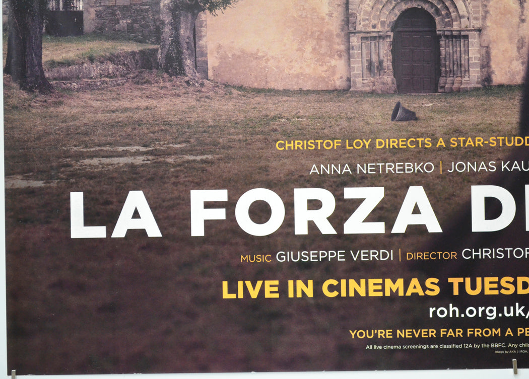 ROYAL OPERA HOUSE LIVE: LA FORZA DEL DESTINO (Bottom Left) Cinema Quad Movie Poster 