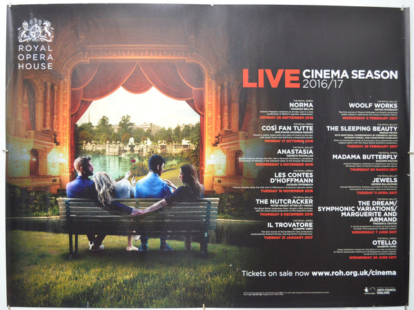 “Royal Opera House Live: 2016/17 Season” - Original Quad Poster - Film ...
