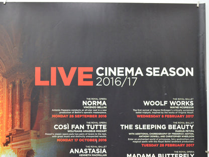 ROYAL OPERA HOUSE LIVE: 2016-17 SEASON (Top Right) Cinema Quad Movie Poster 