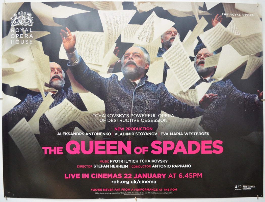 Royal Opera House Live: The Queen of Spades - Original Quad Poster - Film Poster - Movie Poster