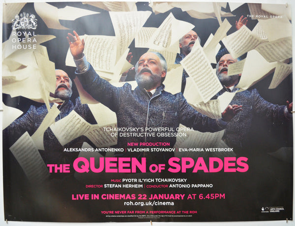 “Royal Opera House Live: The Queen of Spades” - Original Quad Poster ...
