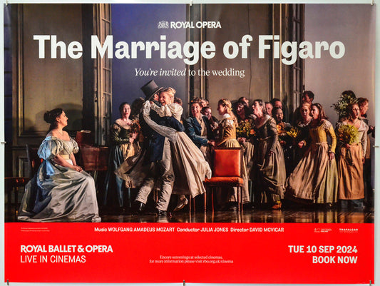 The Royal Opera House: The Marriage Of Figaro - Original Quad Poster - Film Poster - Movie Poster