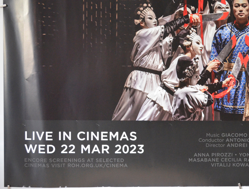 ROYAL OPERA HOUSE LIVE: TURANDOT (Bottom Left) Cinema Quad Movie Poster 