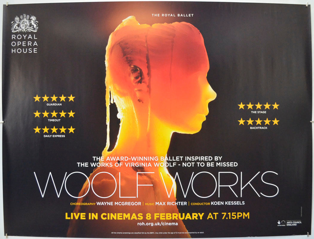 Royal Opera House : Woolf Works Original Quad Poster - Film Poster - Movie Poster