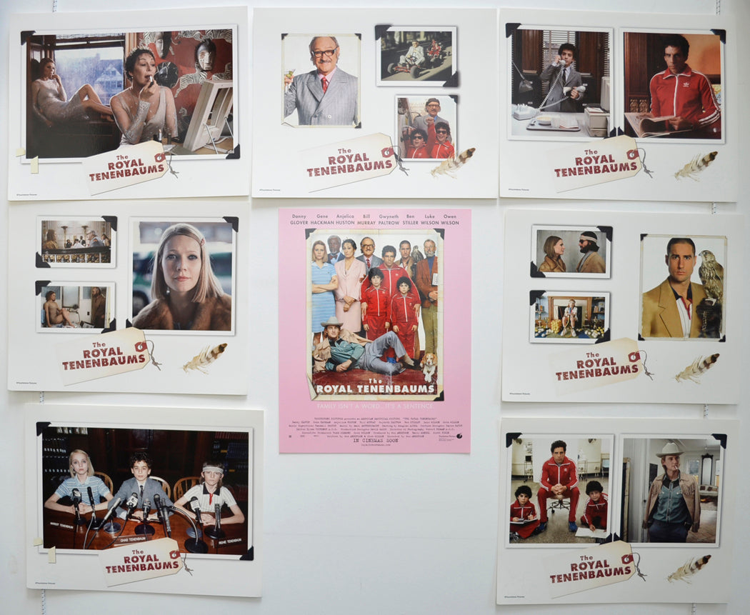 The Royal Tenenbaums  Set of 8 Original Cinema Lobby Cards 