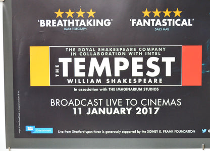 RSC LIVE: THE TEMPEST (Bottom Left) Cinema Quad Movie Poster 