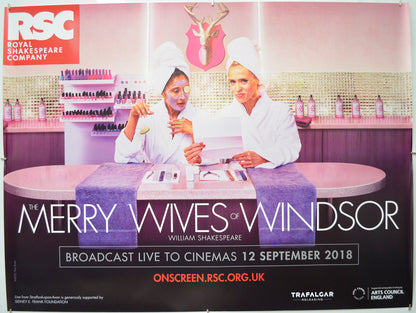 RSC Live: The Merry Wives Of Windsor (Royal Shakespeare Company) - Original Quad Poster - Film Poster - Movie Poster