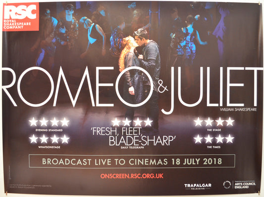 RSC Live: Romeo And Juliet (Royal Shakespeare Company) Original Quad Poster - Film Poster - Movie Poster