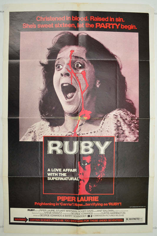 Ruby   Original One Sheet Poster - Film Poster - Movie Poster 