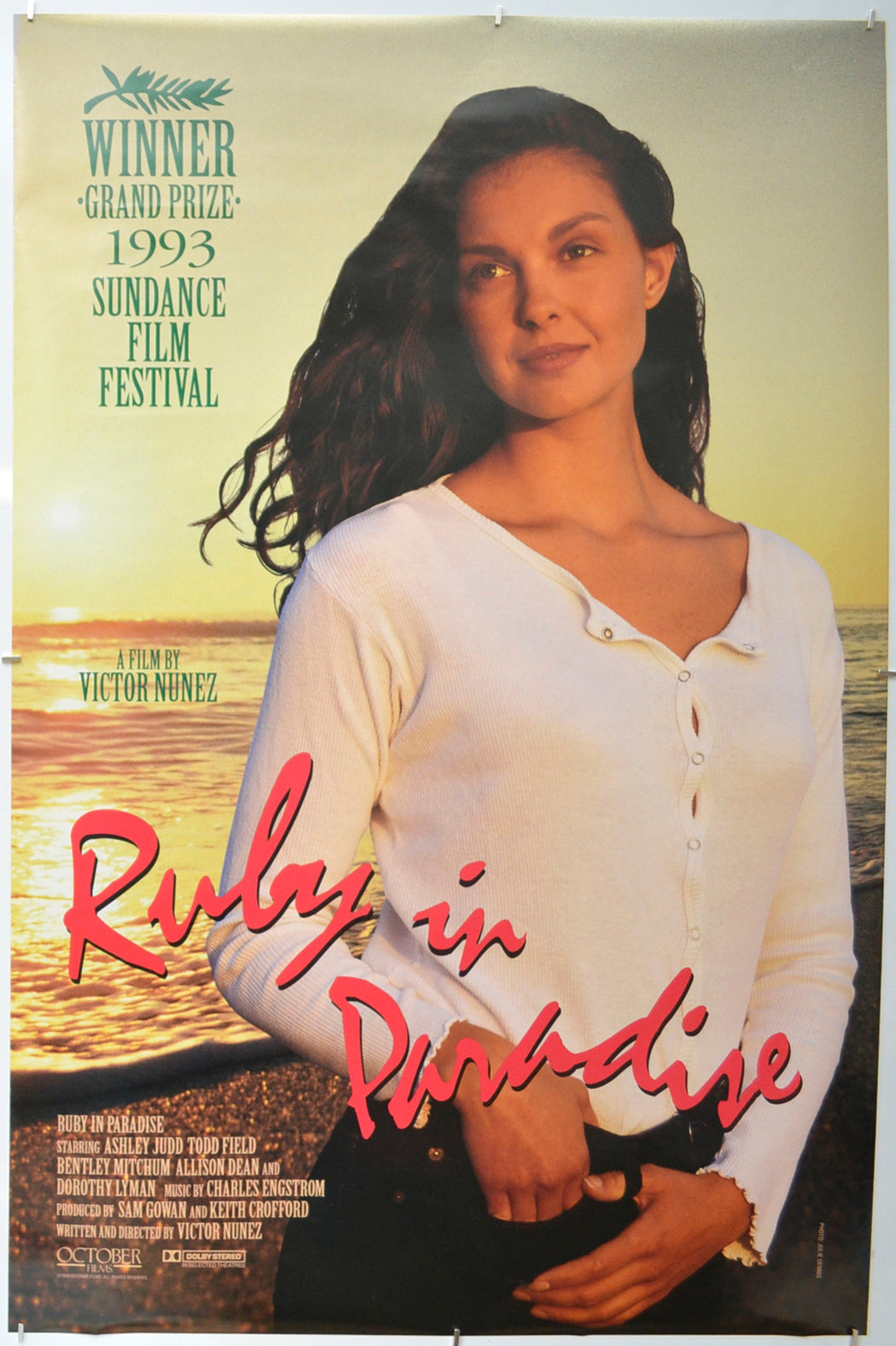 Ruby In Paradise Original One Sheet Poster - Film Poster - Movie Poster