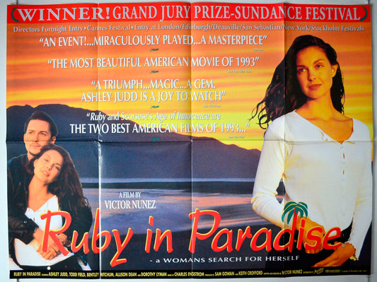 Ruby In Paradise Original British Quad Poster - Movie Poster