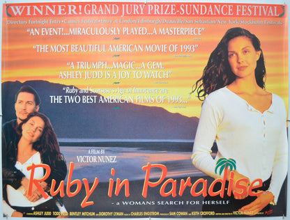 Ruby In Paradise Original Quad Poster - Film Poster - Movie Poster