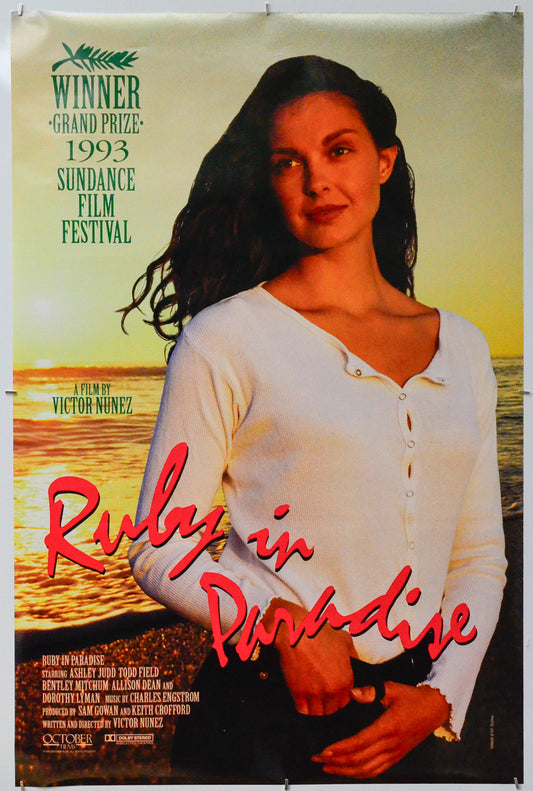 Ruby In Paradise - Original One Sheet Poster - Film Poster - Movie Poster 
