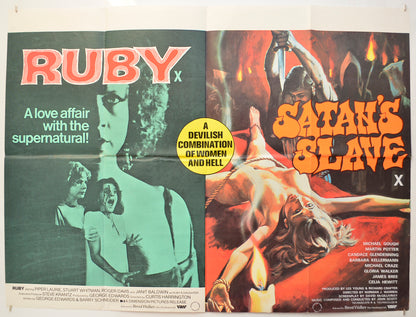 Ruby / Satan’s Slave (Double Bill) Original Quad Poster - Film Poster - Movie Poster