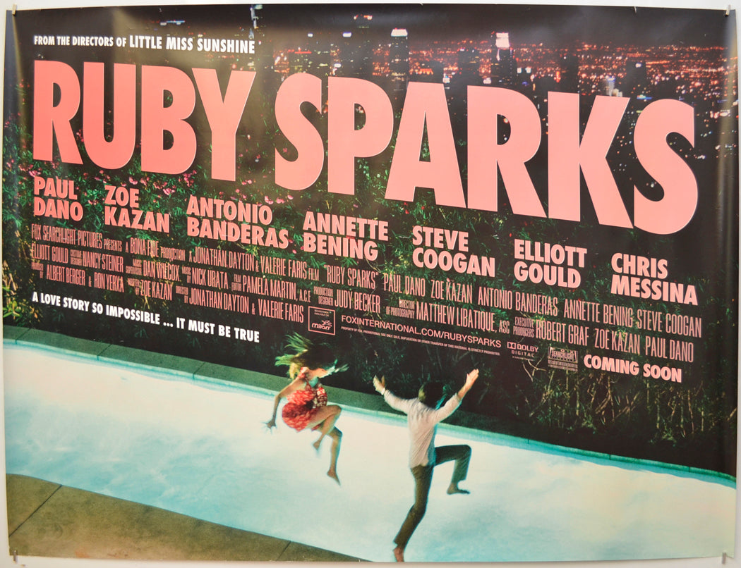 Ruby Sparks Original Quad Poster - Film Poster - Movie Poster