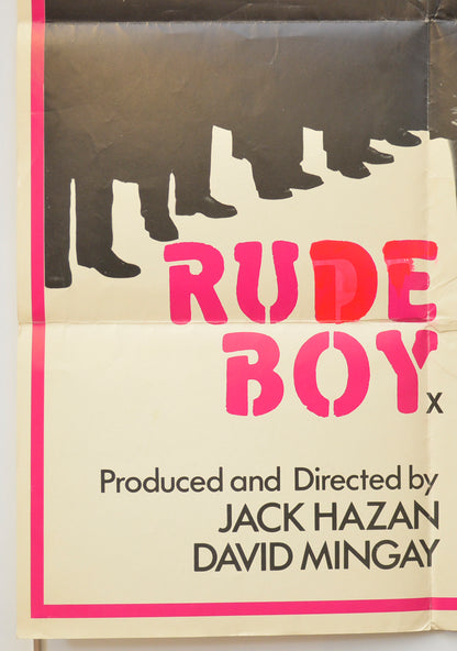 RUDE BOY (Bottom Left) Cinema Double Crown Movie Poster 