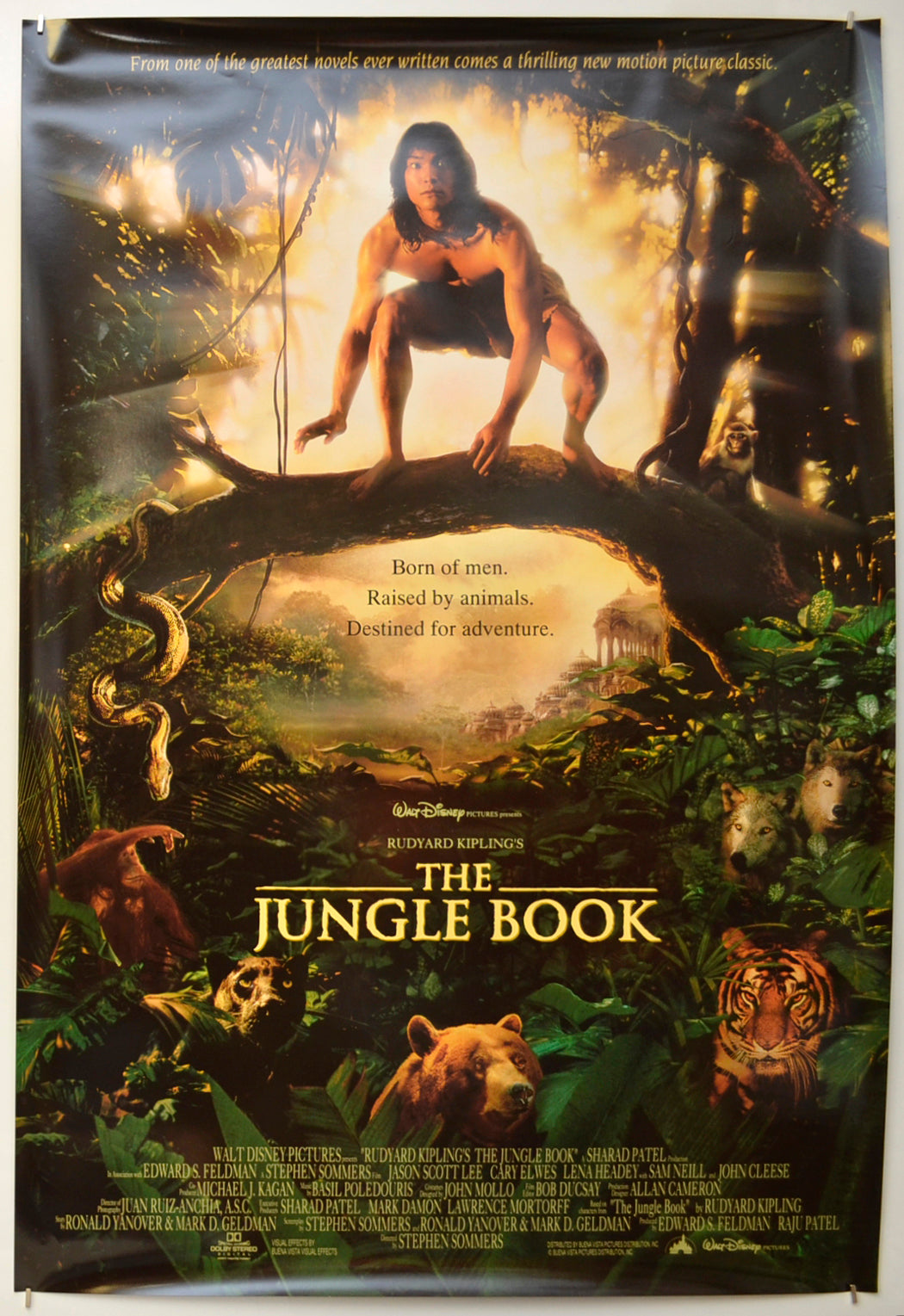 Rudyard Kipling's The Jungle Book Original One Sheet Poster - Film Poster - Movie Poster