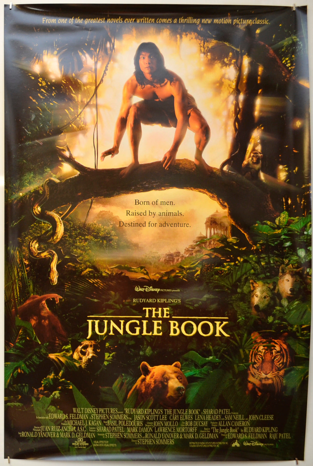 Rudyard Kipling's The Jungle Book Original One Sheet Poster - Film Poster - Movie Poster