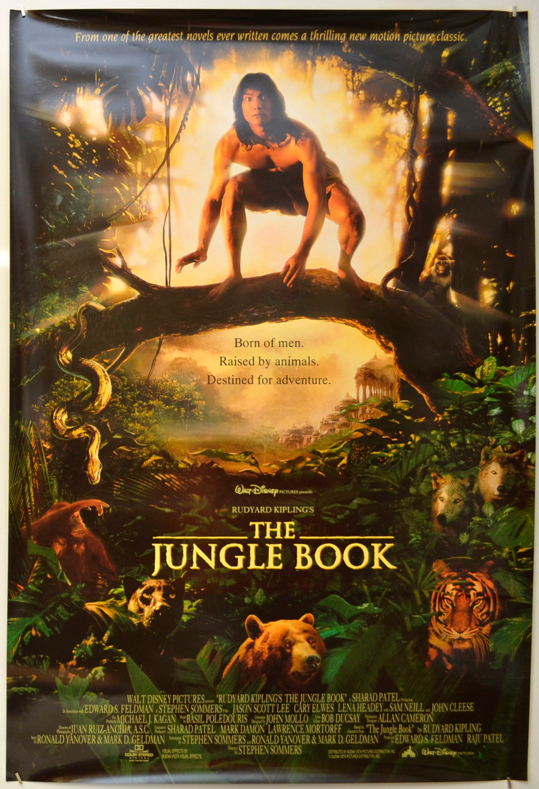 Rudyard Kipling's The Jungle Book Original One Sheet Poster - Film Poster - Movie Poster