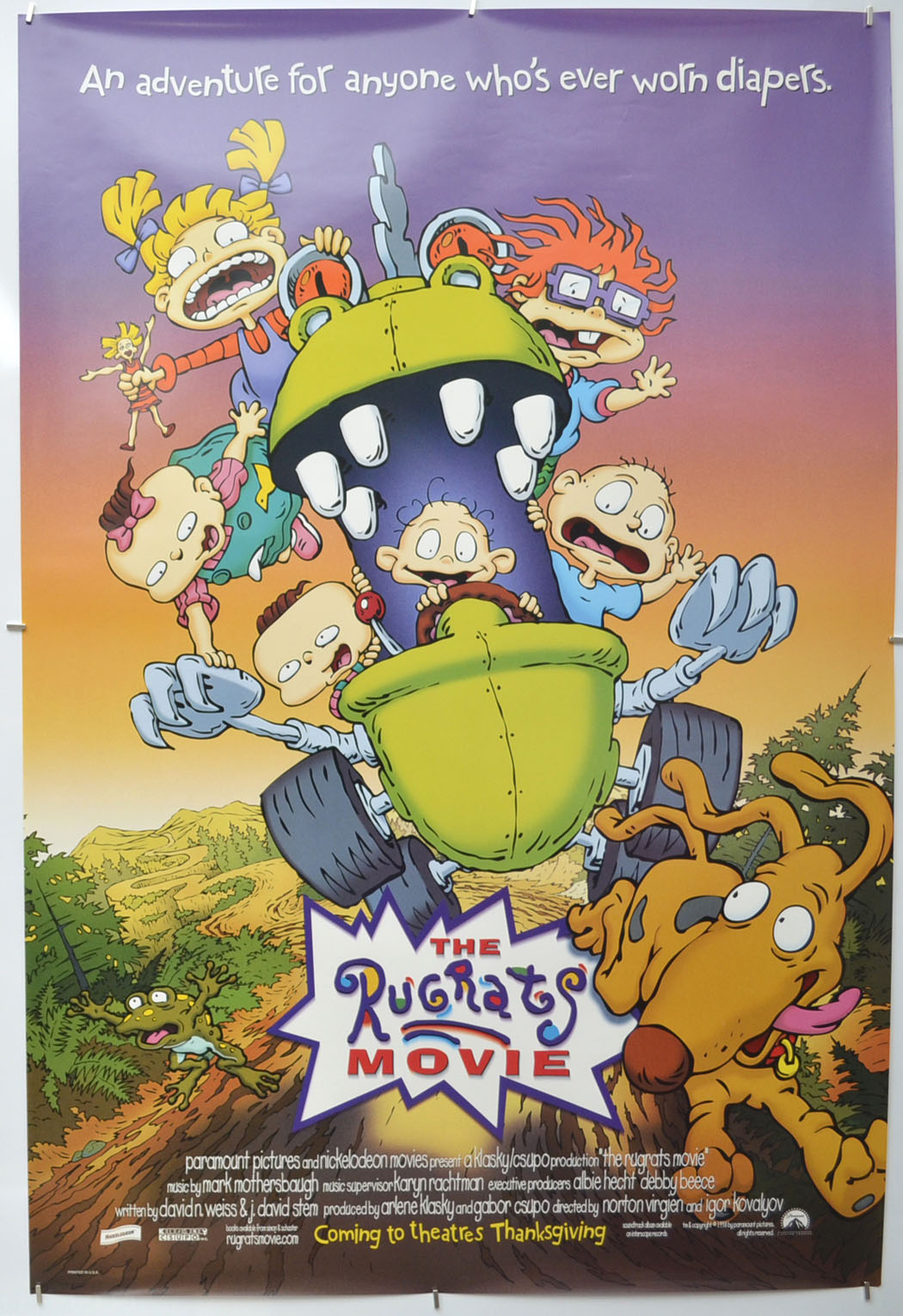 The Rugrats Movie  Original One Sheet Poster - Film Poster - Movie Poster