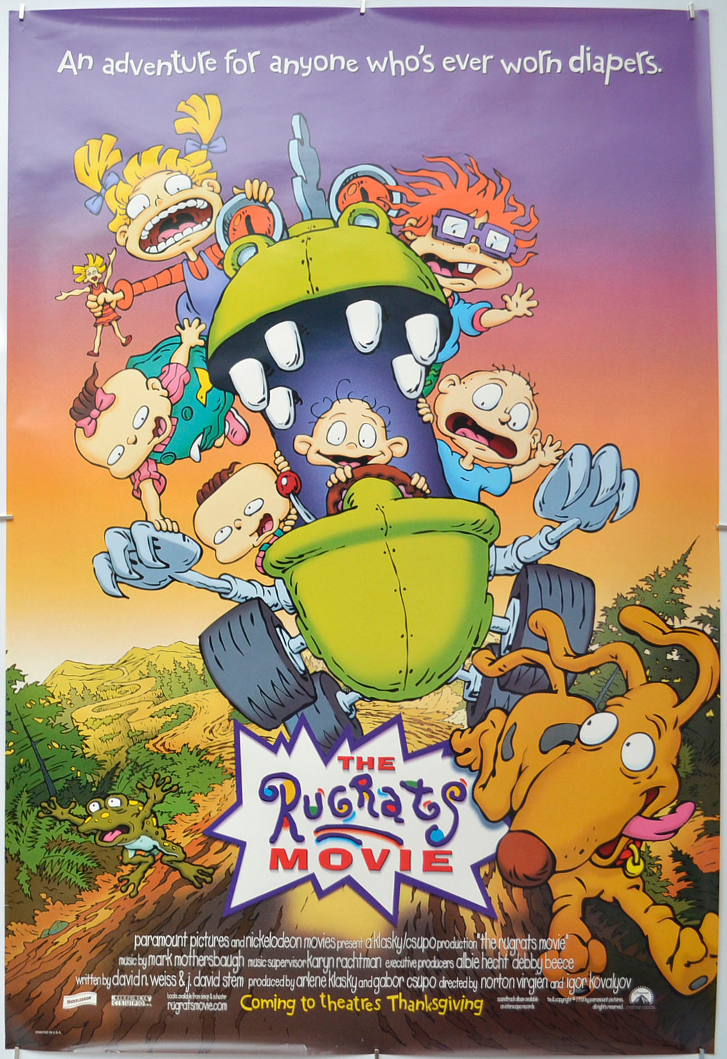 The Rugrats Movie - Original One Sheet Poster - Film Poster - Movie Poster