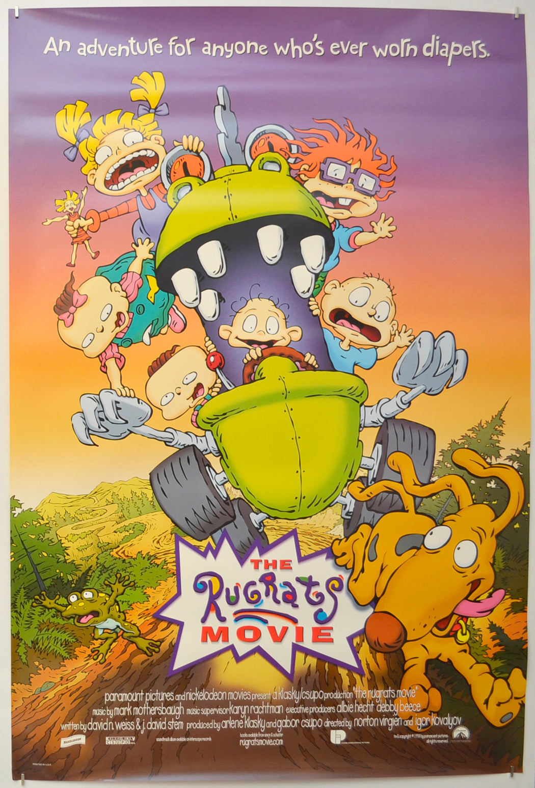 The Rugrats Movie  Original One Sheet Poster - Film Poster - Movie Poster